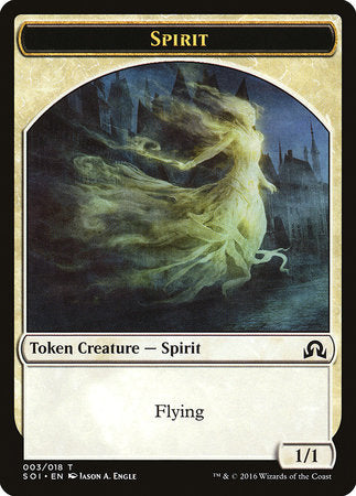 Spirit Token [Shadows over Innistrad Tokens] | Empire Gaming NC