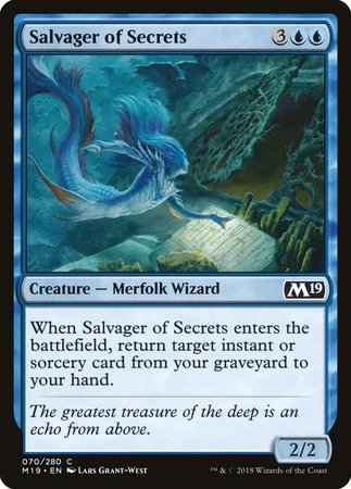 Salvager of Secrets [Core Set 2019] | Empire Gaming NC