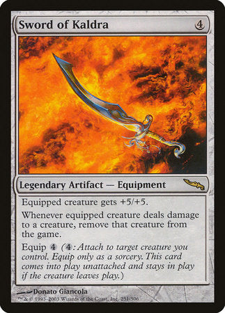 Sword of Kaldra [Mirrodin] | Empire Gaming NC