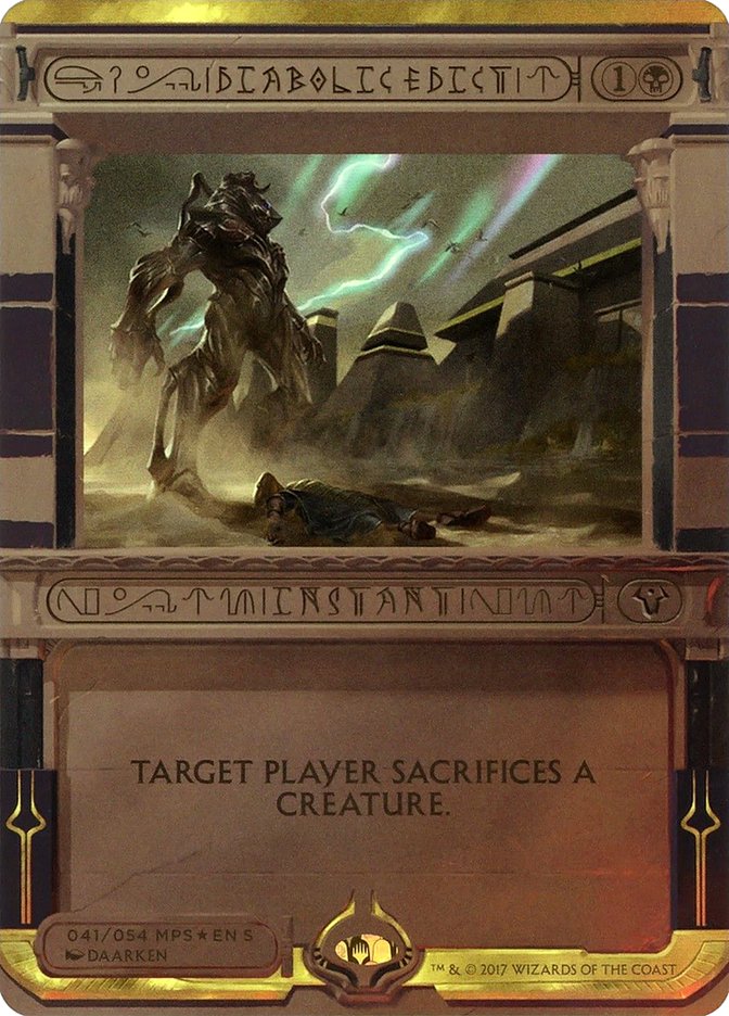 Diabolic Edict [Amonkhet Invocations] | Empire Gaming NC