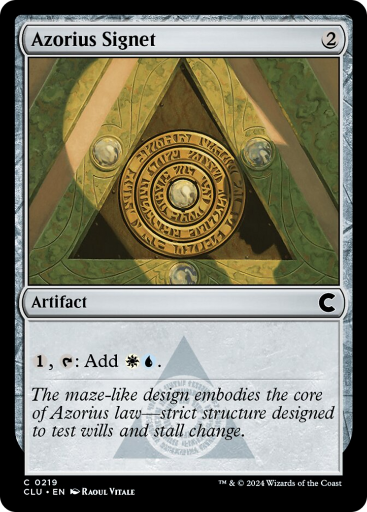 Azorius Signet [Ravnica: Clue Edition] | Empire Gaming NC