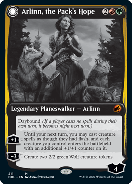 Arlinn, the Pack's Hope // Arlinn, the Moon's Fury [Innistrad: Double Feature] | Empire Gaming NC