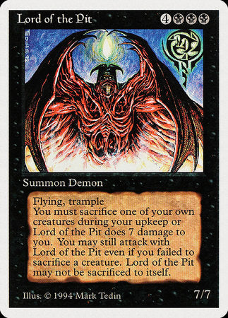 Lord of the Pit [Summer Magic / Edgar] | Empire Gaming NC