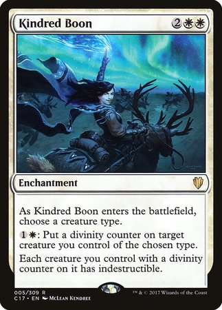 Kindred Boon [Commander 2017] | Empire Gaming NC