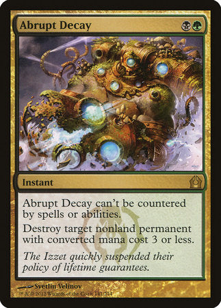 Abrupt Decay [Return to Ravnica] | Empire Gaming NC