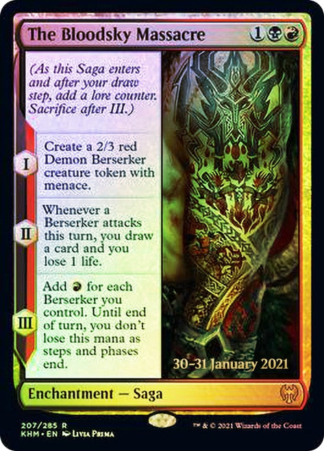 The Bloodsky Massacre [Kaldheim Prerelease Promos] | Empire Gaming NC