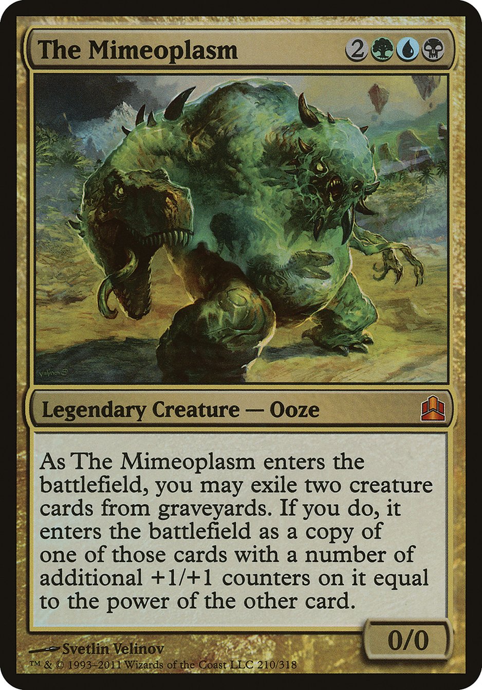 The Mimeoplasm (Oversized) [Commander 2011 Oversized] | Empire Gaming NC