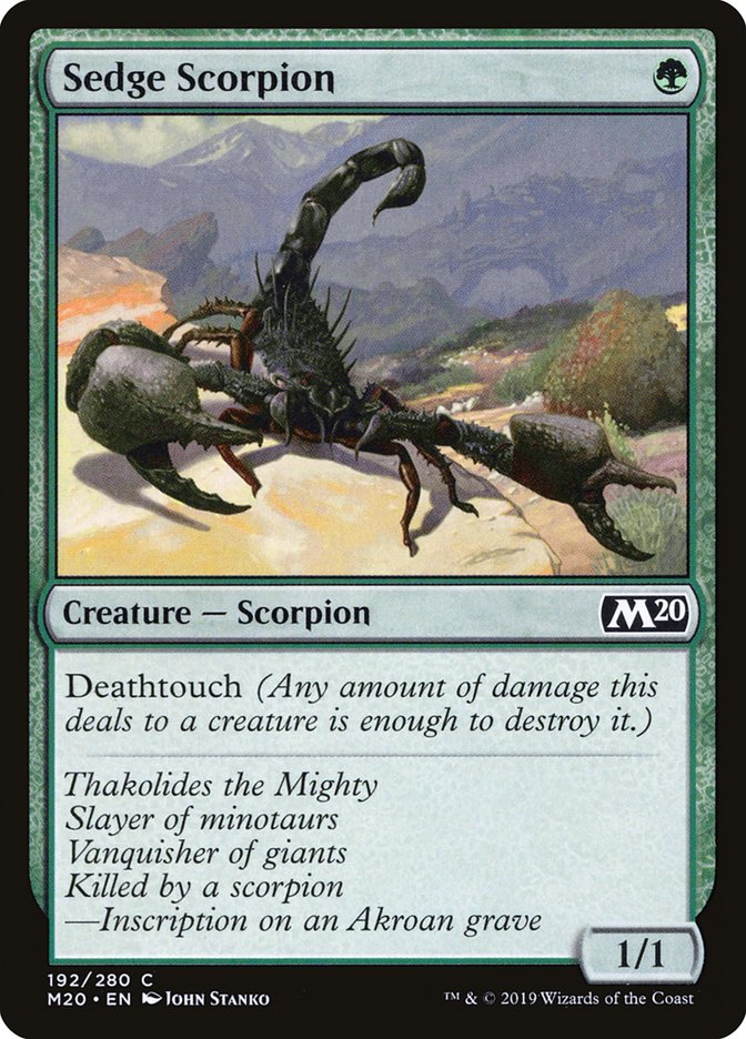 Sedge Scorpion [Core Set 2020] | Empire Gaming NC