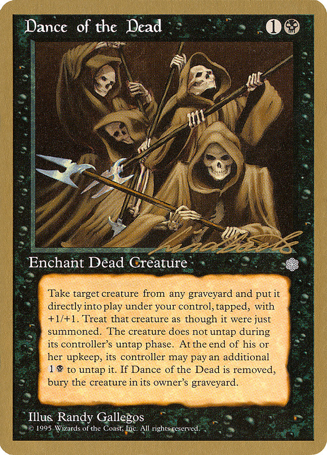 Dance of the Dead (Leon Lindback) [Pro Tour Collector Set] | Empire Gaming NC