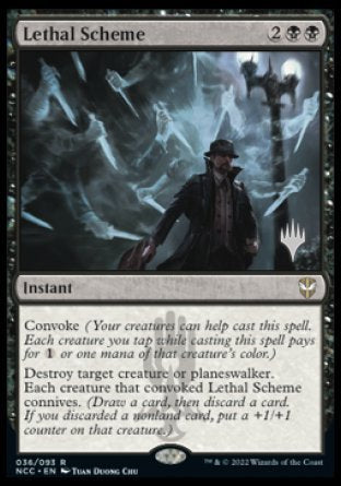 Lethal Scheme (Promo Pack) [Streets of New Capenna Commander Promos] | Empire Gaming NC