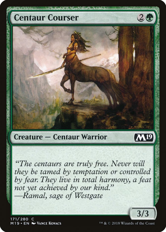 Centaur Courser [Core Set 2019] | Empire Gaming NC