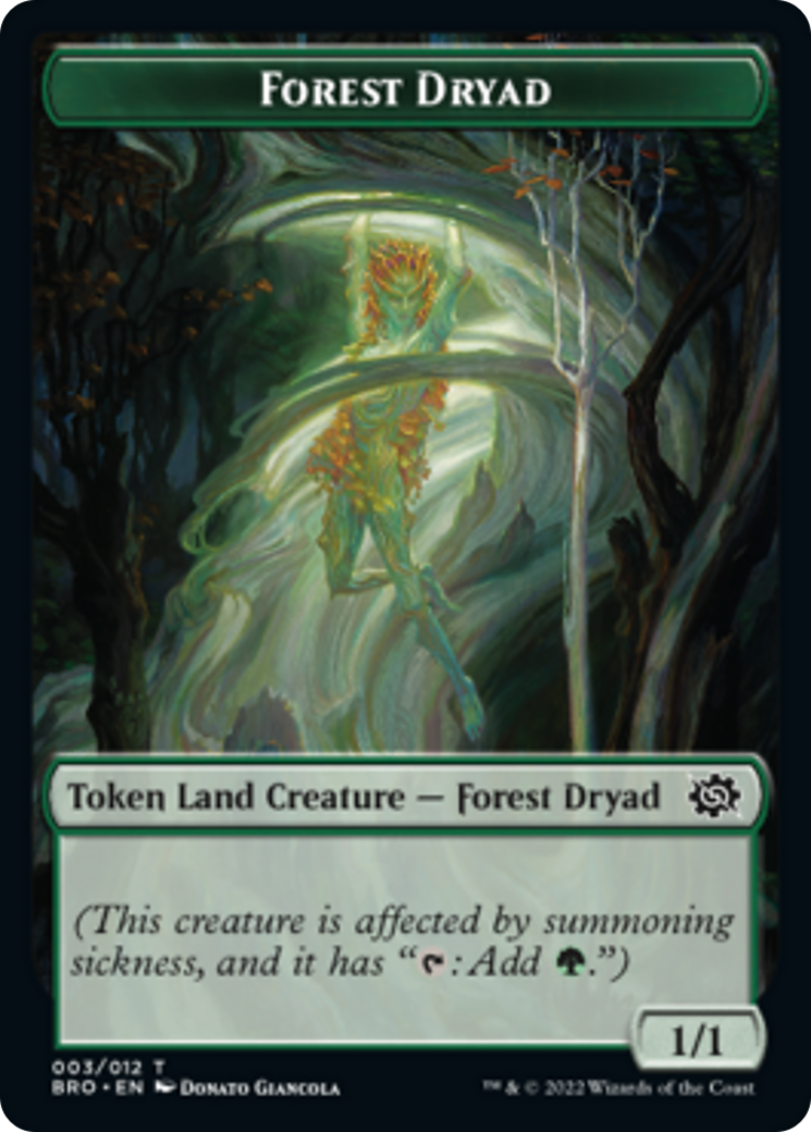 Forest Dryad Token [The Brothers' War Tokens] | Empire Gaming NC