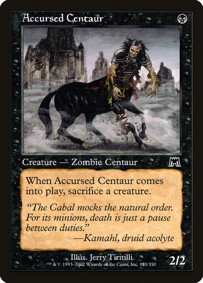 Accursed Centaur [Onslaught] | Empire Gaming NC