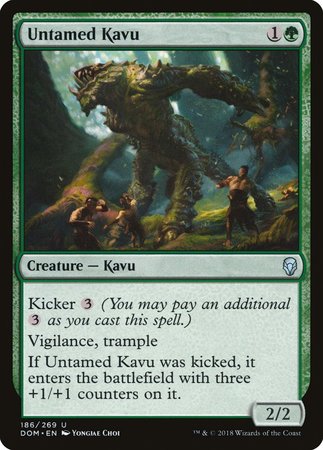 Untamed Kavu [Dominaria] | Empire Gaming NC