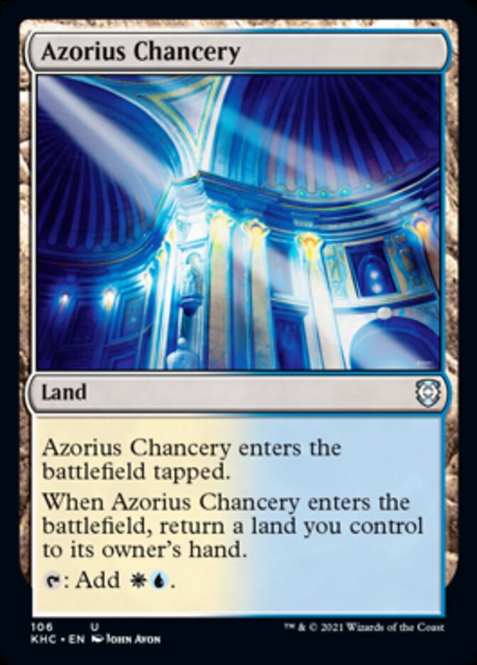 Azorius Chancery [Kaldheim Commander] | Empire Gaming NC