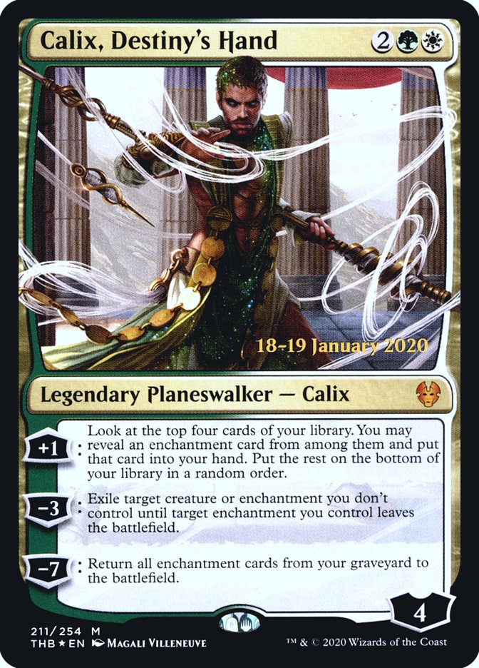 Calix, Destiny's Hand [Theros Beyond Death Prerelease Promos] | Empire Gaming NC