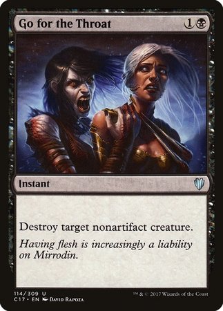 Go for the Throat [Commander 2017] | Empire Gaming NC