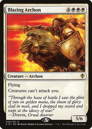 Blazing Archon [Commander 2016] | Empire Gaming NC