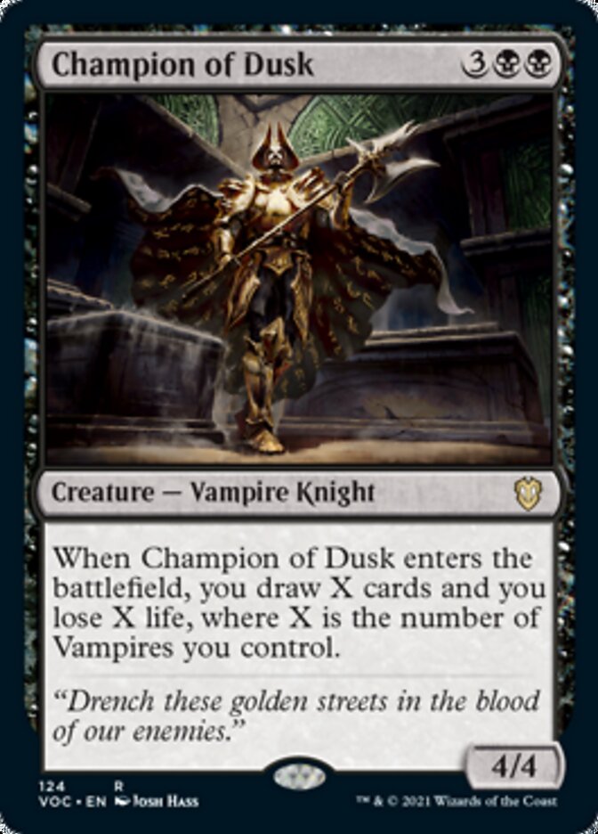 Champion of Dusk [Innistrad: Crimson Vow Commander] | Empire Gaming NC