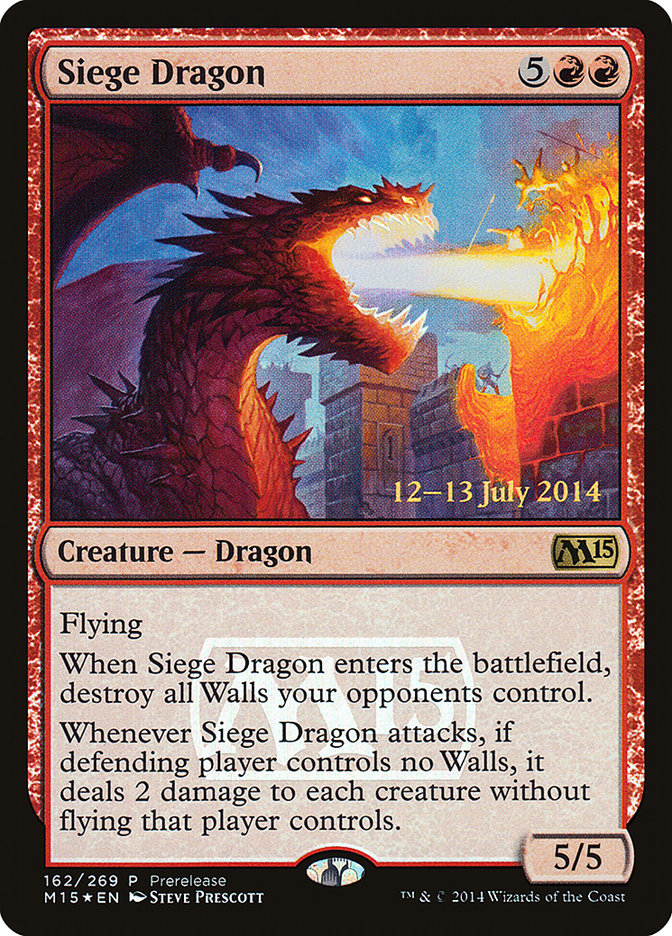 Siege Dragon [Magic 2015 Promos] | Empire Gaming NC