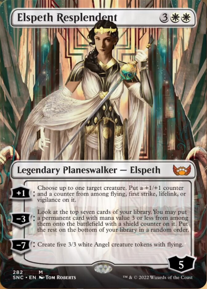 Elspeth Resplendent (Borderless) [Streets of New Capenna] | Empire Gaming NC