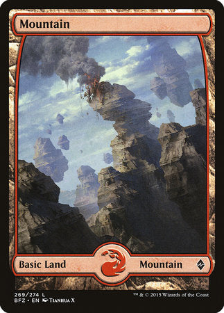 Mountain (269) - Full Art [Battle for Zendikar] | Empire Gaming NC