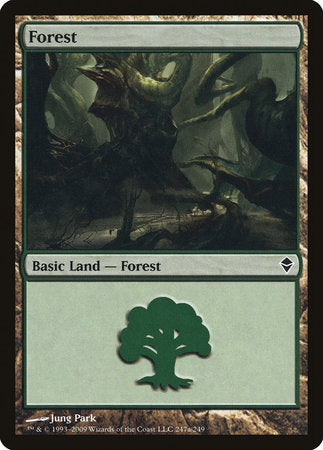 Forest (247a) [Zendikar] | Empire Gaming NC