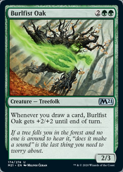 Burlfist Oak [Core Set 2021] | Empire Gaming NC