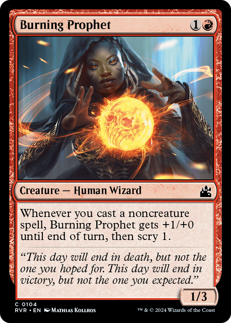 Burning Prophet [Ravnica Remastered] | Empire Gaming NC