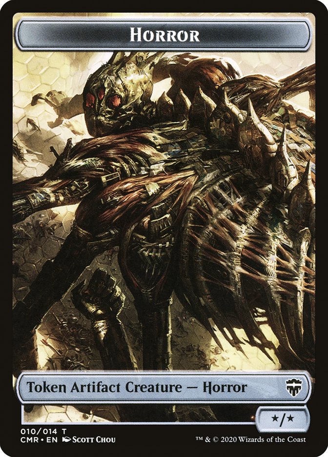 Copy (013) // Horror Token [Commander Legends Tokens] | Empire Gaming NC