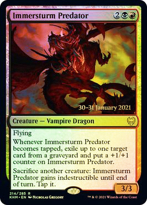 Immersturm Predator  [Kaldheim Prerelease Promos] | Empire Gaming NC