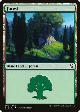 Forest (305) [Commander 2018] | Empire Gaming NC