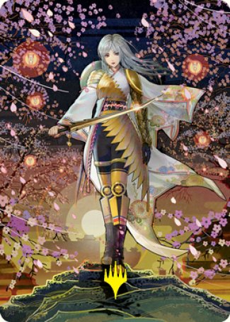 The Wandering Emperor 2 Art Card (Gold-Stamped Signature) [Kamigawa: Neon Dynasty Art Series] | Empire Gaming NC