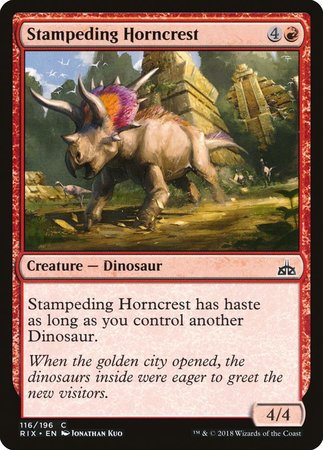 Stampeding Horncrest [Rivals of Ixalan] | Empire Gaming NC