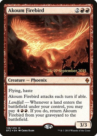 Akoum Firebird [Battle for Zendikar Promos] | Empire Gaming NC