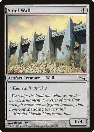 Steel Wall [Mirrodin] | Empire Gaming NC