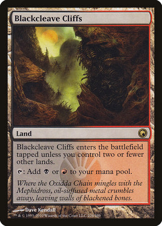 Blackcleave Cliffs [Scars of Mirrodin] | Empire Gaming NC