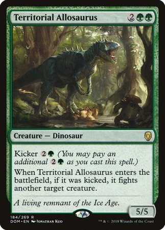 Territorial Allosaurus [Dominaria] | Empire Gaming NC