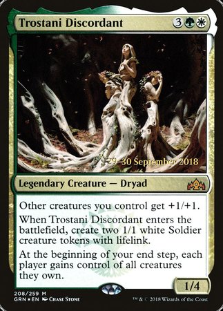 Trostani Discordant [Guilds of Ravnica Prerelease Promos] | Empire Gaming NC