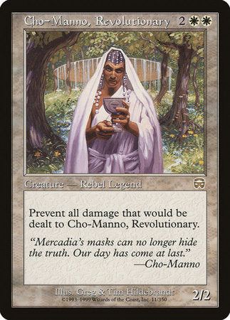 Cho-Manno, Revolutionary [Mercadian Masques] | Empire Gaming NC