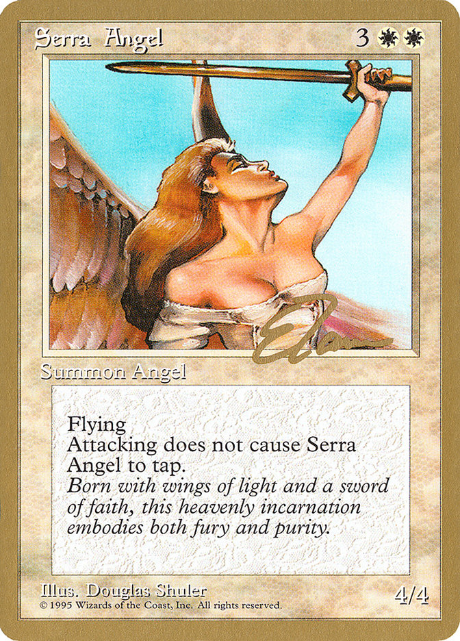 Serra Angel (Eric Tam) [Pro Tour Collector Set] | Empire Gaming NC