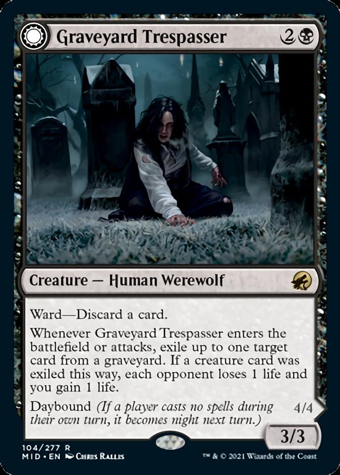 Graveyard Trespasser // Graveyard Glutton [Innistrad: Midnight Hunt] | Empire Gaming NC