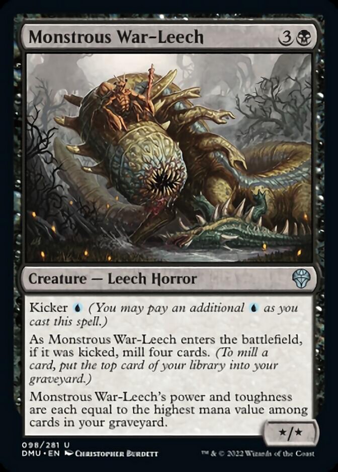 Monstrous War-Leech [Dominaria United] | Empire Gaming NC