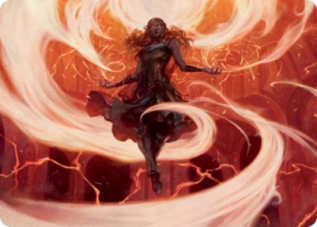 Crackle with Power Art Card [Strixhaven: School of Mages Art Series] | Empire Gaming NC