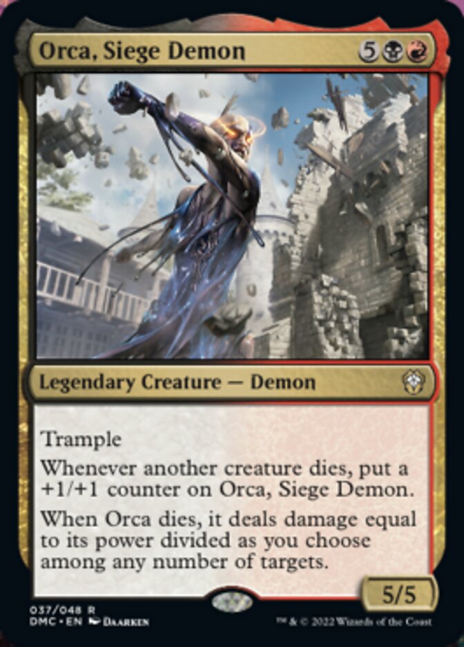 Orca, Siege Demon [Dominaria United Commander] | Empire Gaming NC