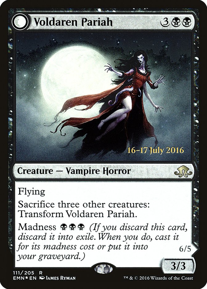 Voldaren Pariah // Abolisher of Bloodlines [Eldritch Moon Promos] | Empire Gaming NC