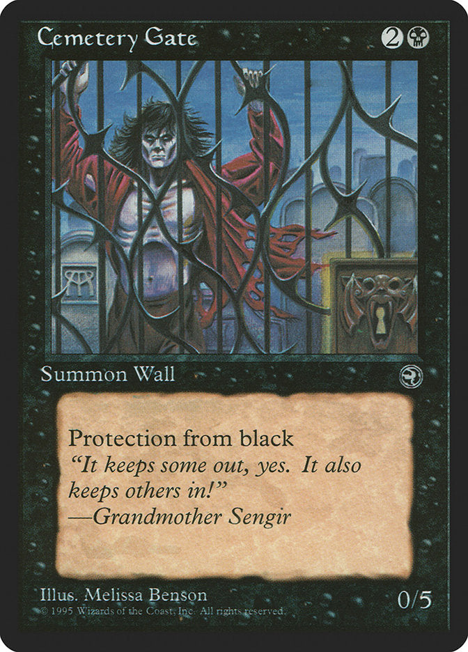 Cemetery Gate (Grandmother Sengir Flavor Text) [Homelands] | Empire Gaming NC