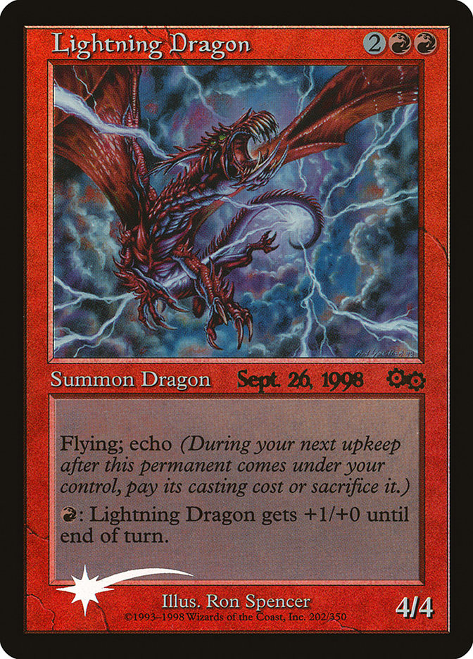 Lightning Dragon [Urza's Saga Promos] | Empire Gaming NC