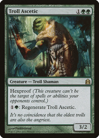 Troll Ascetic [Commander 2011] | Empire Gaming NC