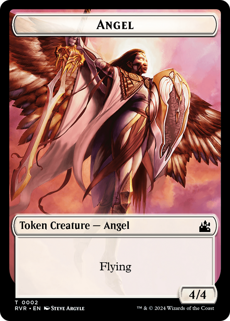 Angel Token (0002) [Ravnica Remastered Tokens] | Empire Gaming NC